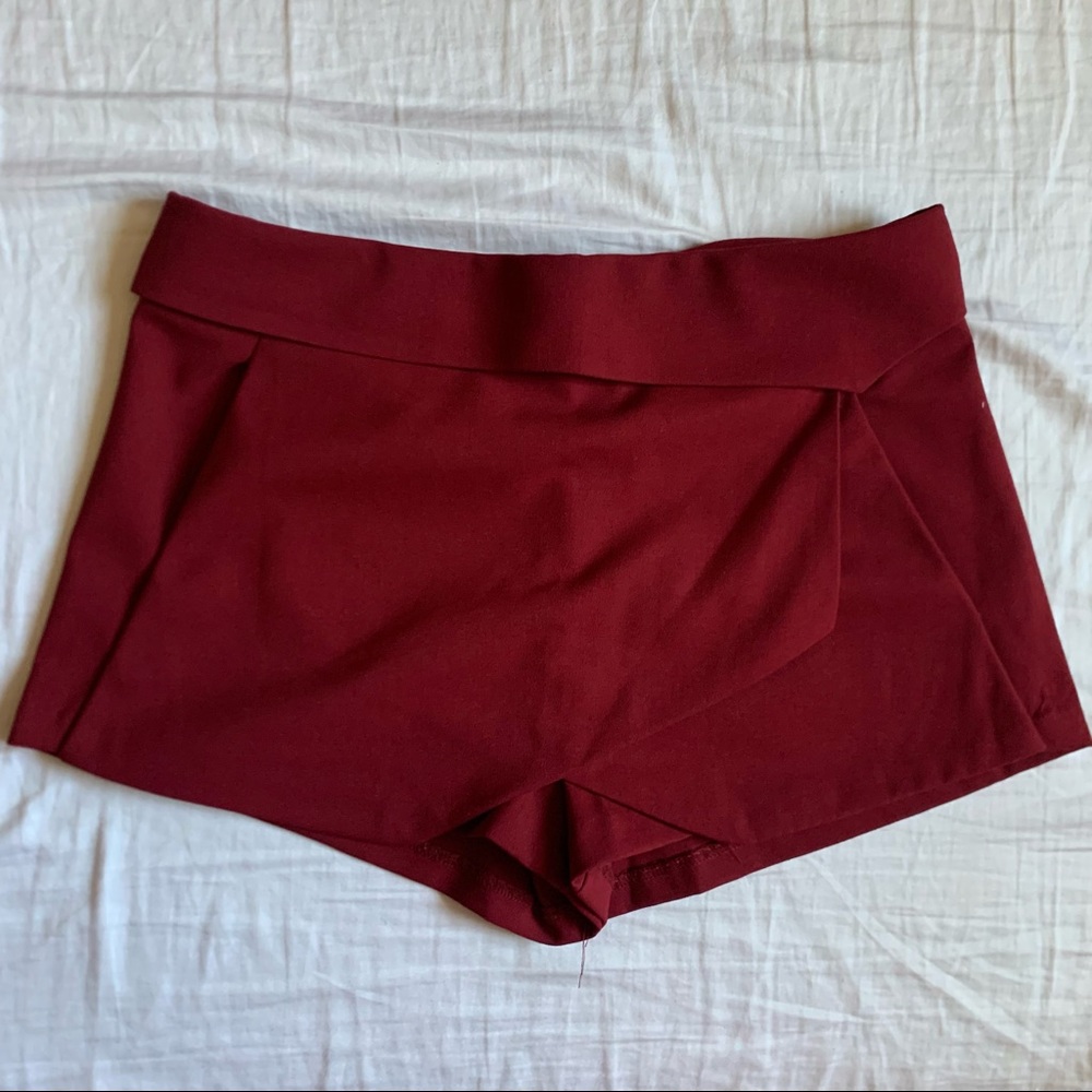 Forever21 Maroon Skort (Size Medium)